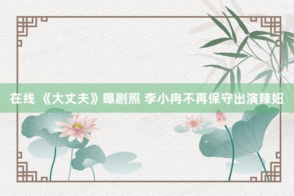 在线 《大丈夫》曝剧照 李小冉不再保守出演辣妞