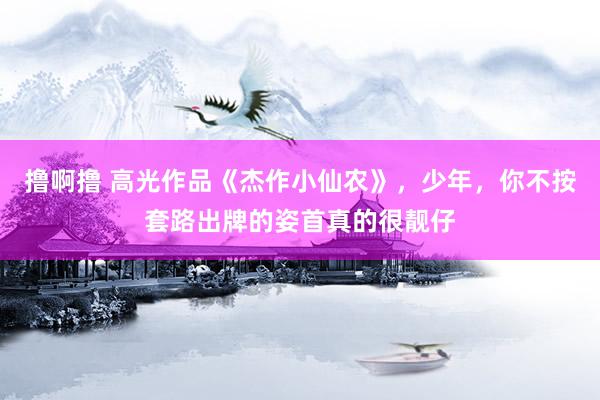 撸啊撸 高光作品《杰作小仙农》，少年，你不按套路出牌的姿首真的很靓仔